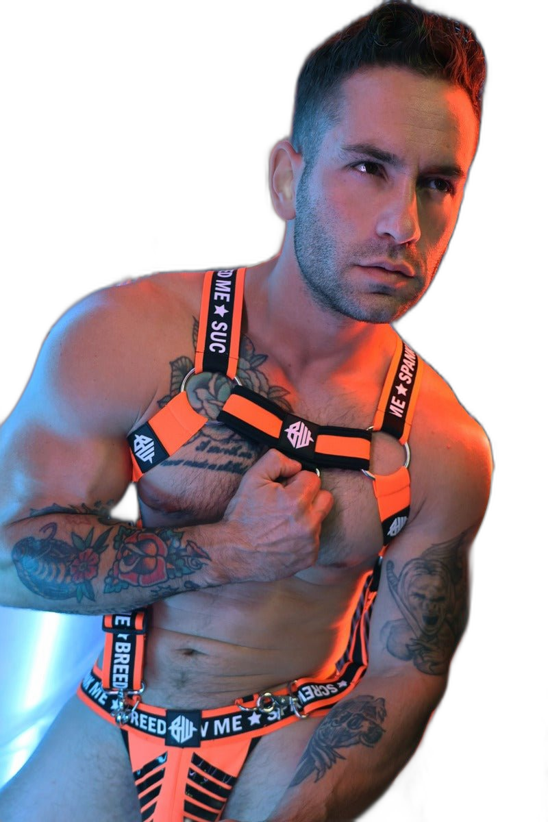 Breedwell Snax Body Harness Neon Orange