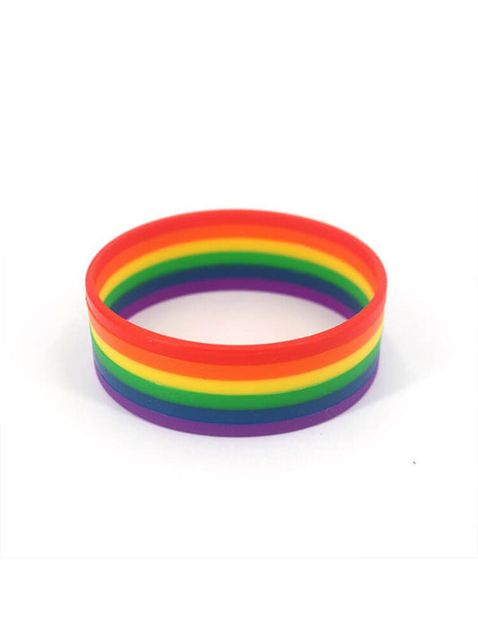 Rainbow Pride Fashion Silicone Bracelet