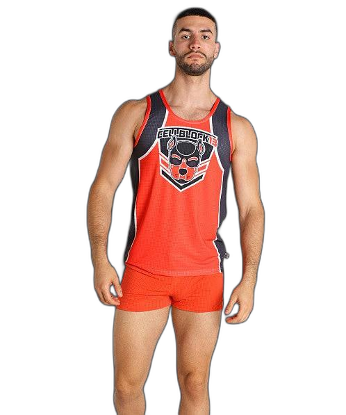 Cell Block 13 Spitfire Tank Top Orange