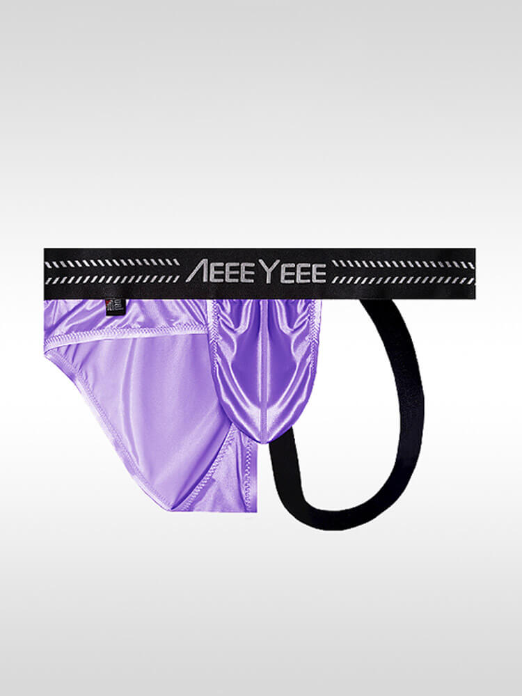Men's Irregular Triangle Stitching Thong Briefs