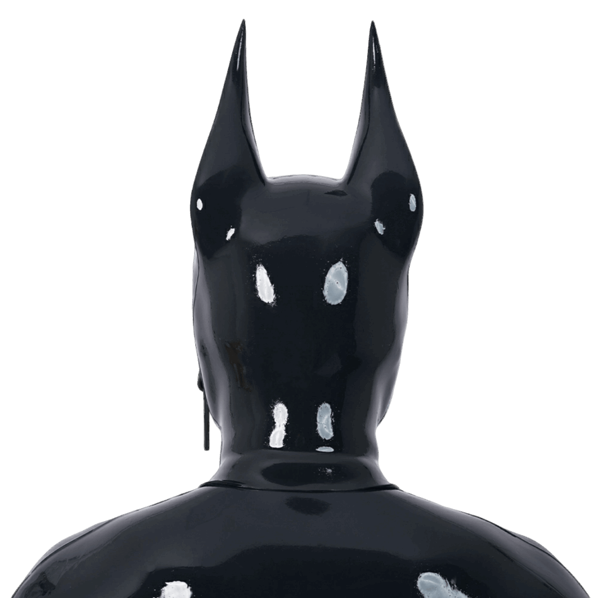 Furrjoi Zipper Dog Hood Black Perforated Eyes