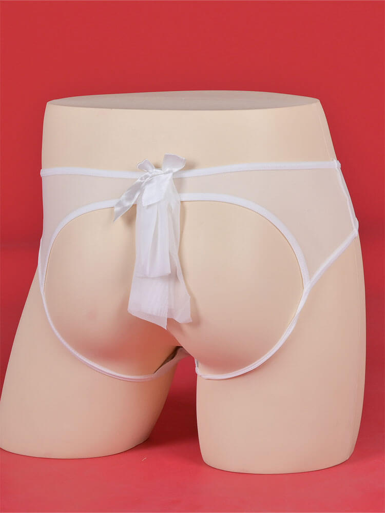 Men's Sexy Bow Japanese-Style Cut-Out Briefs