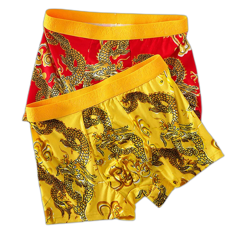 Dragon Daddy Bold Print Men’s Boxer Shorts (4 Pack)