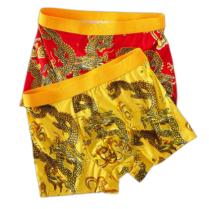 Dragon Daddy Bold Print Men’s Boxer Shorts (4 Pack)