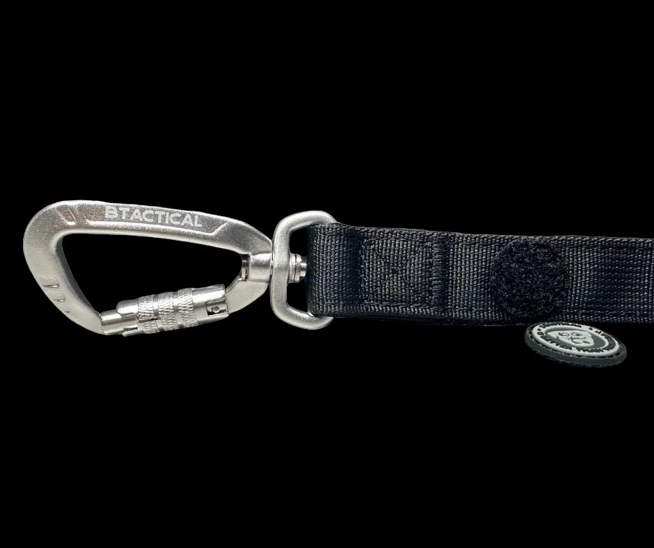 Tactical Carabiner Clip Lead Black