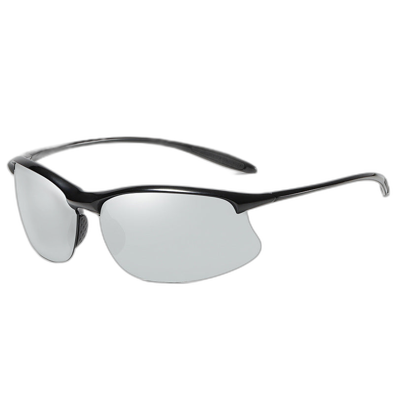 Semi Rimless Sports Polarised Sunglasses