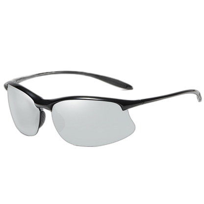 Semi Rimless Sports Polarised Sunglasses