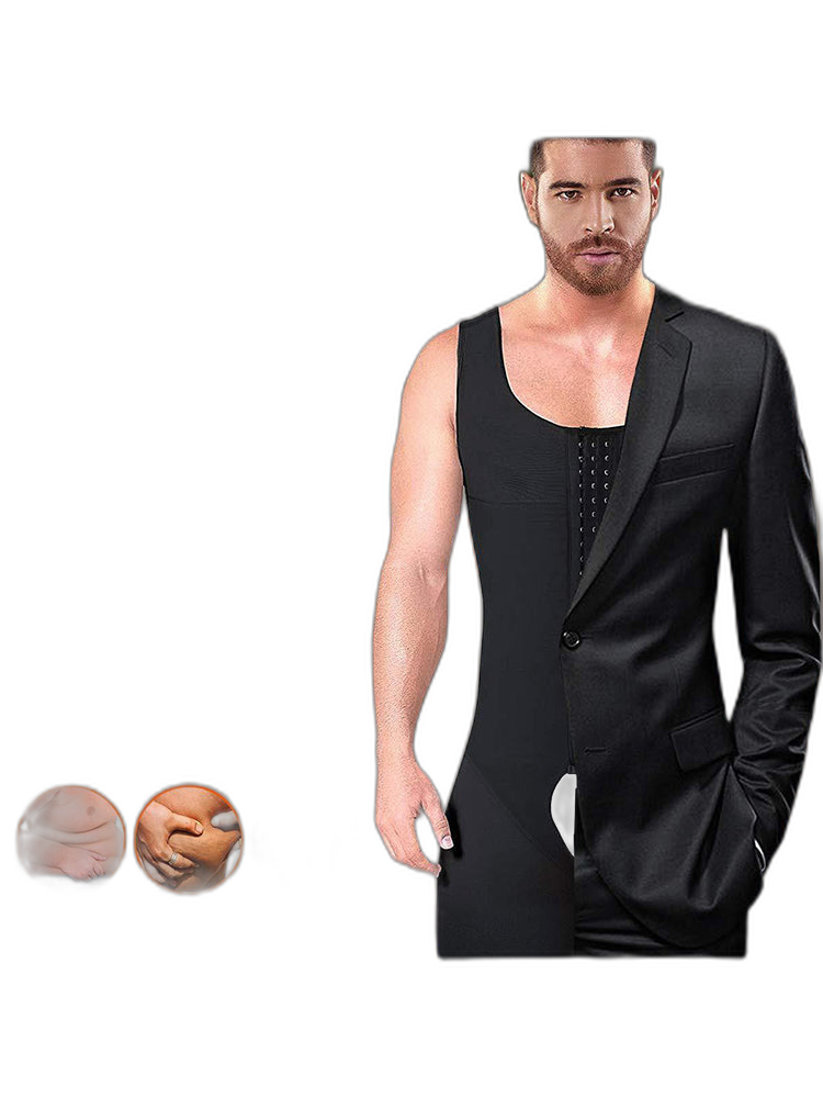 Men Shapewear Tummy Control Slimming Bodysuit