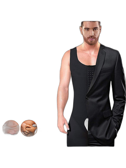 Men Shapewear Tummy Control Slimming Bodysuit