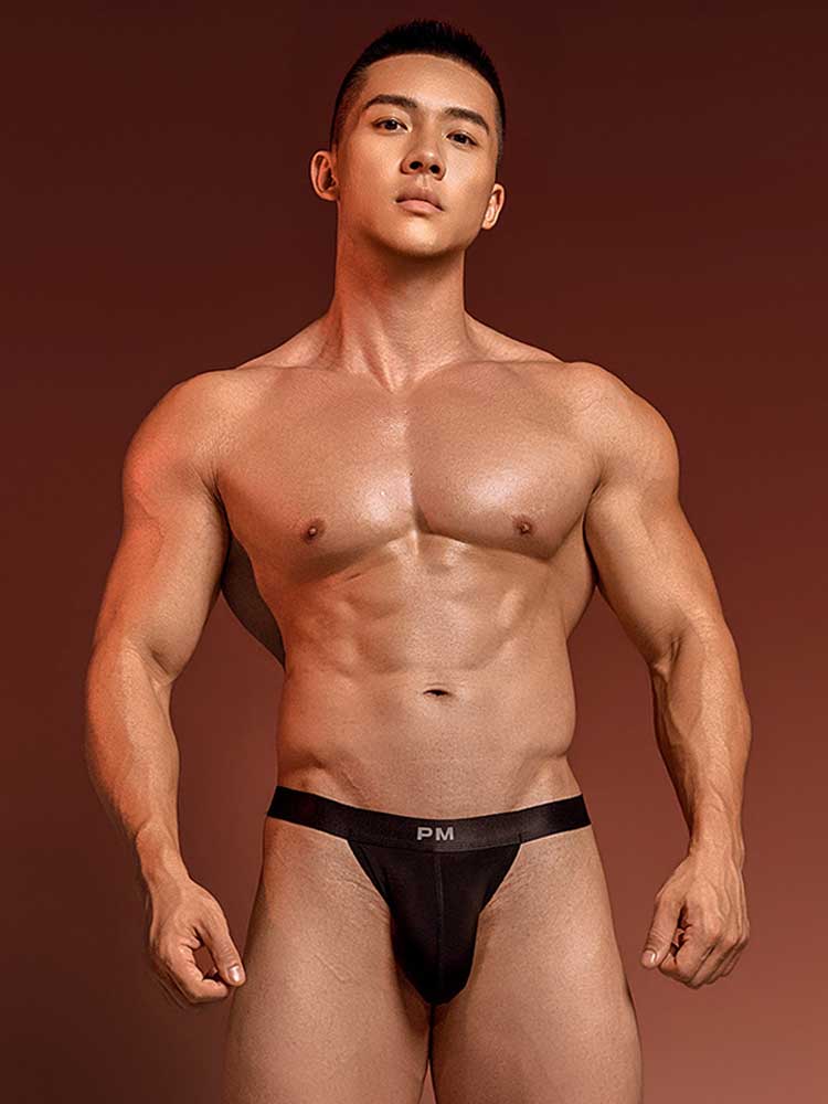 Men's Sexy Solid Color U-Convex Pouch Jockstrap