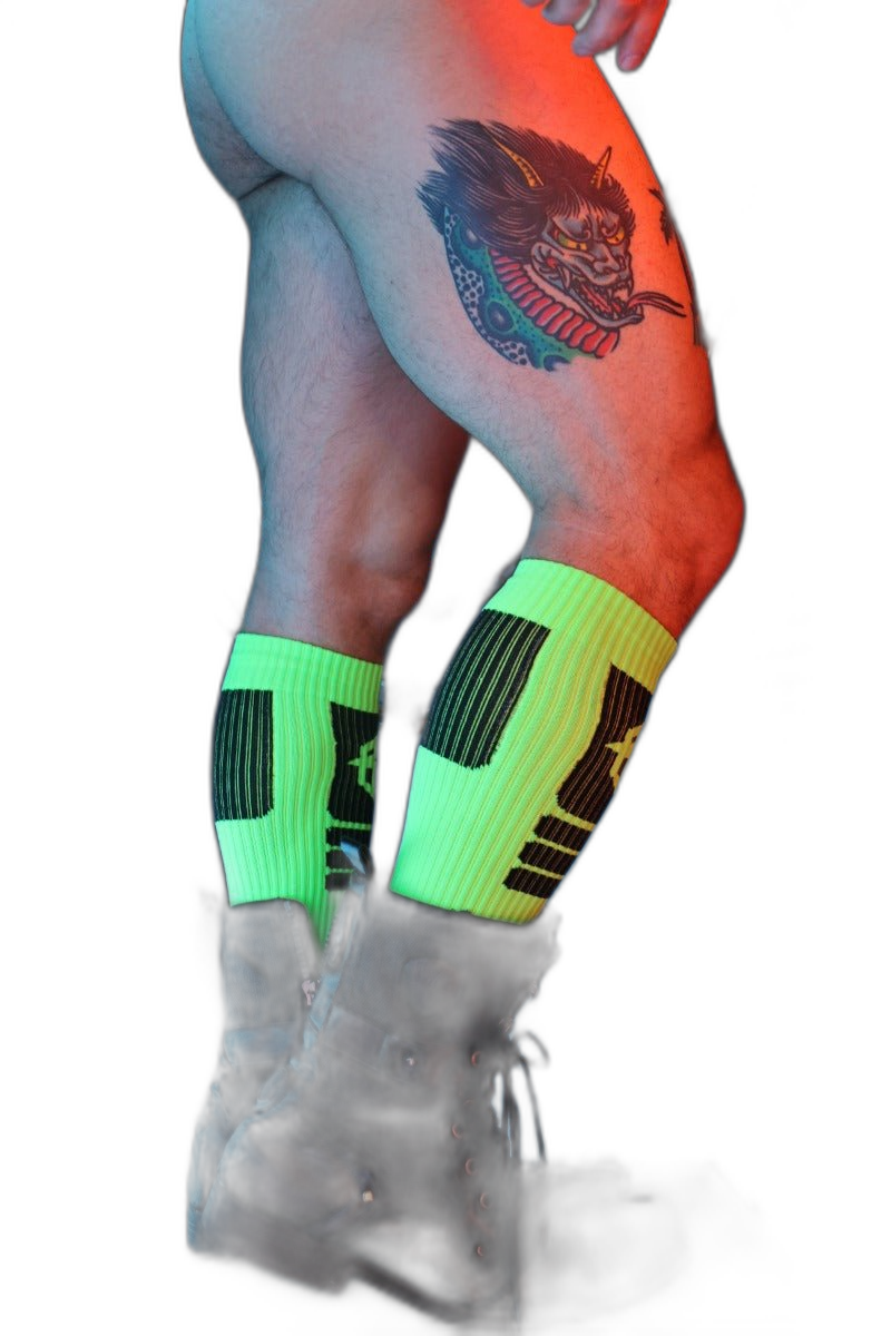 Breedwell Hypnotix Socks Neon Green
