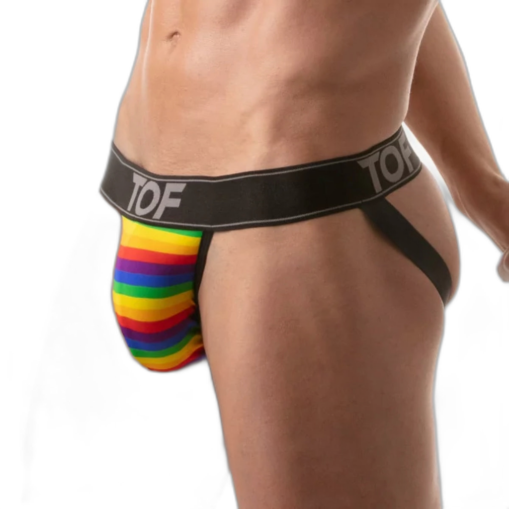 TOF Paris Rainbow Jock Strap Rainbow