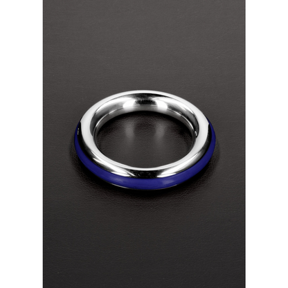 Cazzo Tensions Stainless Steel Cockring 2inch Blue