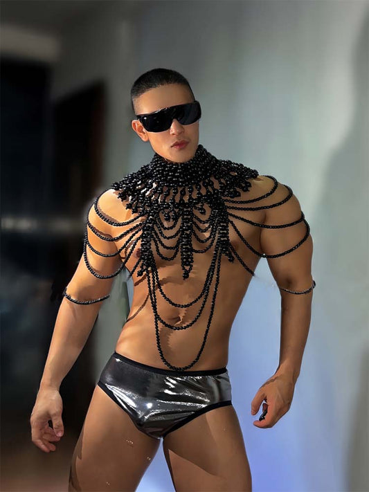 Palace Style Pearl Performance Costume Set