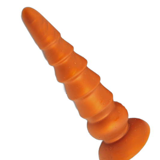 ELITE Liquid Silicone Ridge Rider 11 Inch Large Gold
