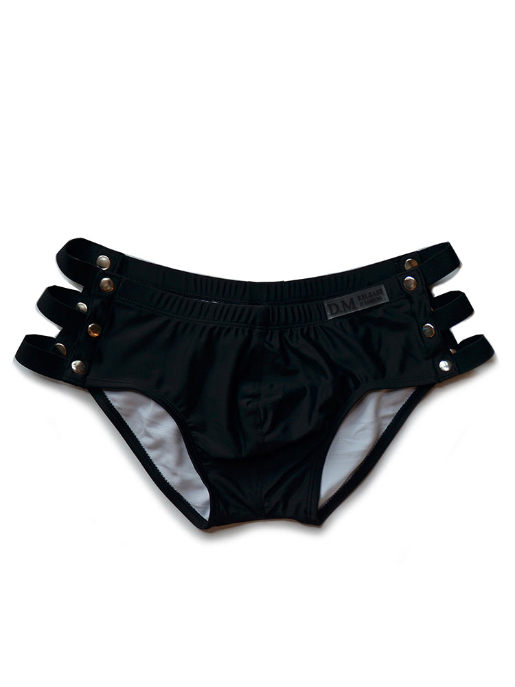 D.M Men's Side Cut-out Swim Briefs