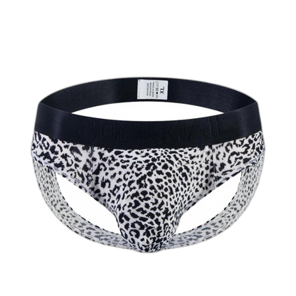 Jockmail Leopard Sizzle Thong