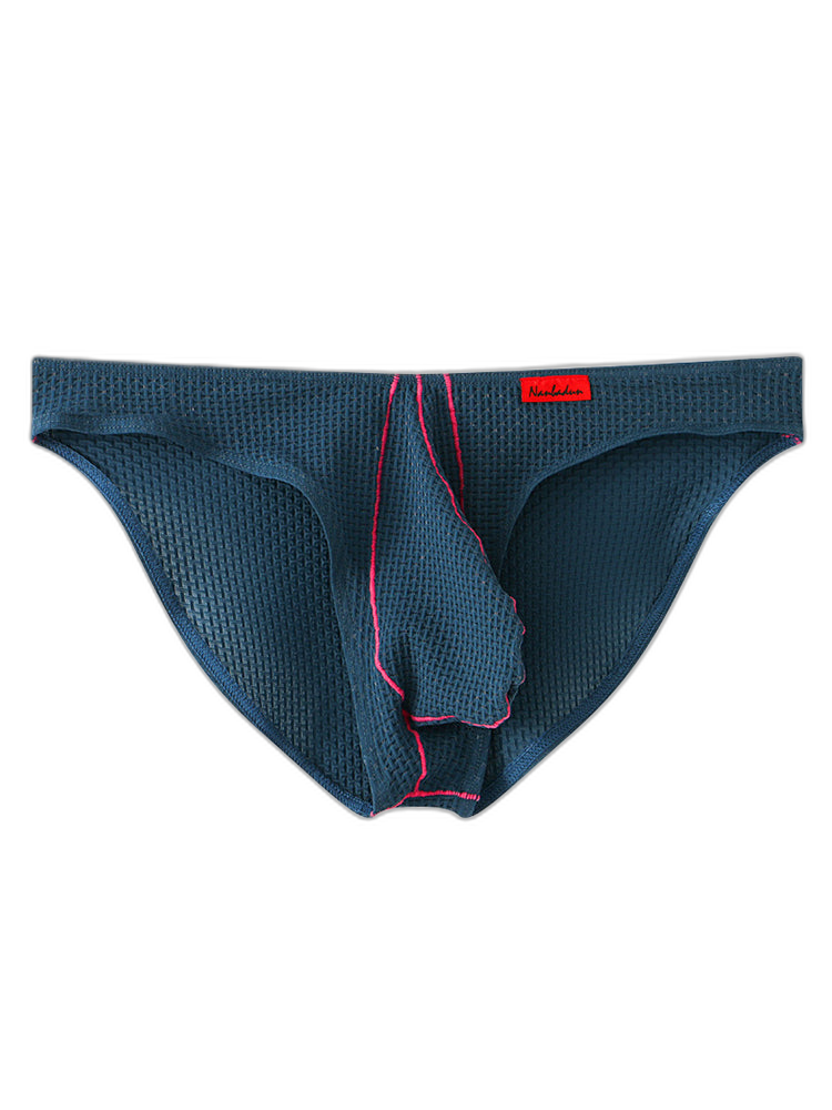 3 Pack Men's Ice Silk High-Elastic Breathable Briefs for Sports