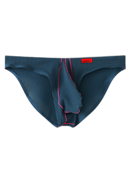 3 Pack Men's Ice Silk High-Elastic Breathable Briefs for Sports