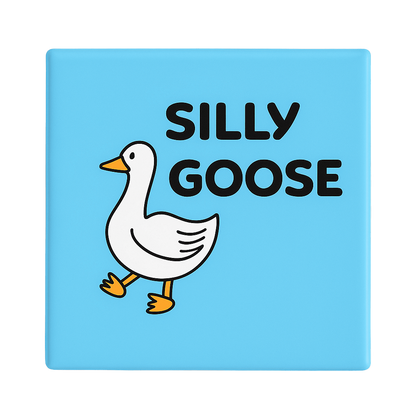 Silly Goose | Mischievous Magnet | 5cm x 5cm