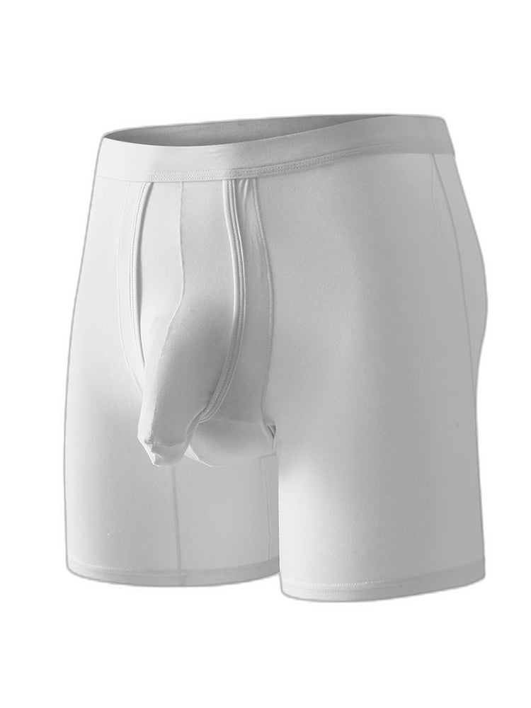 Sexy Separated Ball Pouch Boxer Briefs For Men