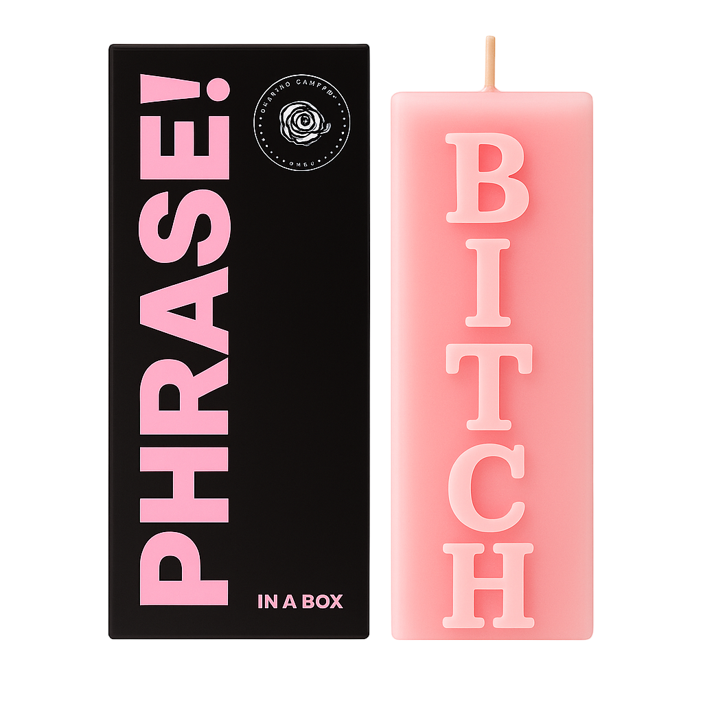 Phrase in a Box | Bitch Candle image 0
