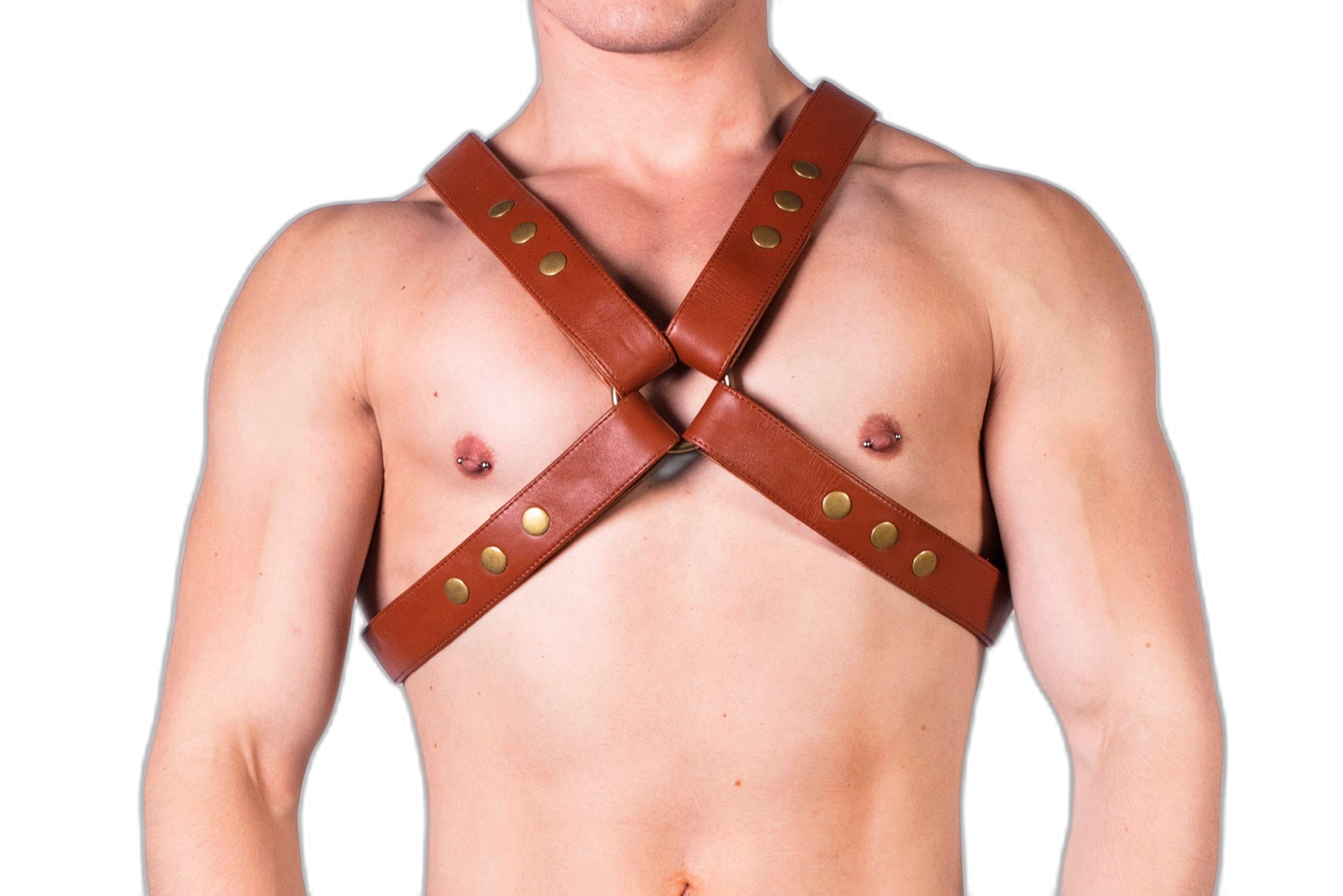 Prowler RED Leather X Harness Brown