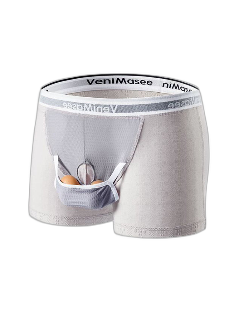 Men's Premium Soft Cotton Pouch Comfort & Breathability Lift System Trunks