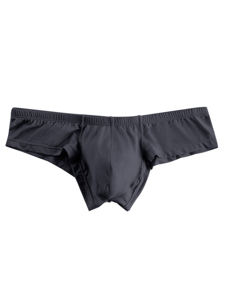 Men's Solid Color Low Rise Breathable Modal Briefs