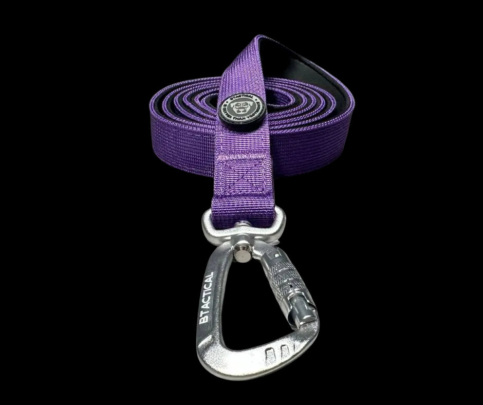 Tactical Carabiner Clip Lead Purple
