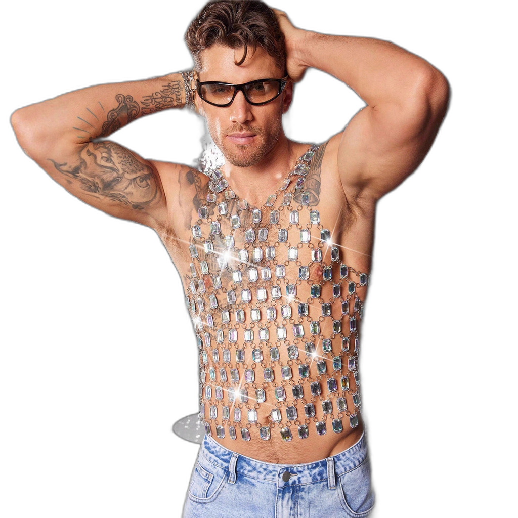 Crystal Chain Tank Top