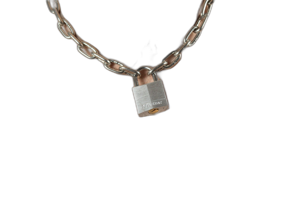ruff GEAR Pitbull Chain 4mm with 30mm Master Lock
