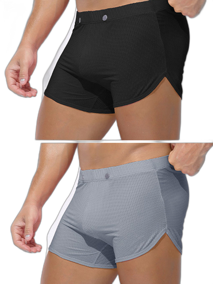 2 Pack Men's Breathable Mesh Boxer Briefs