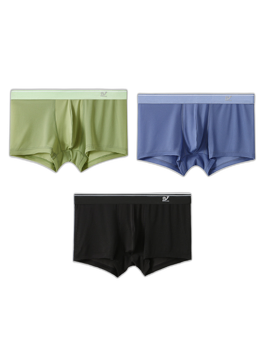3 Pack Men’s Comfy U Convex Pouch Trunks
