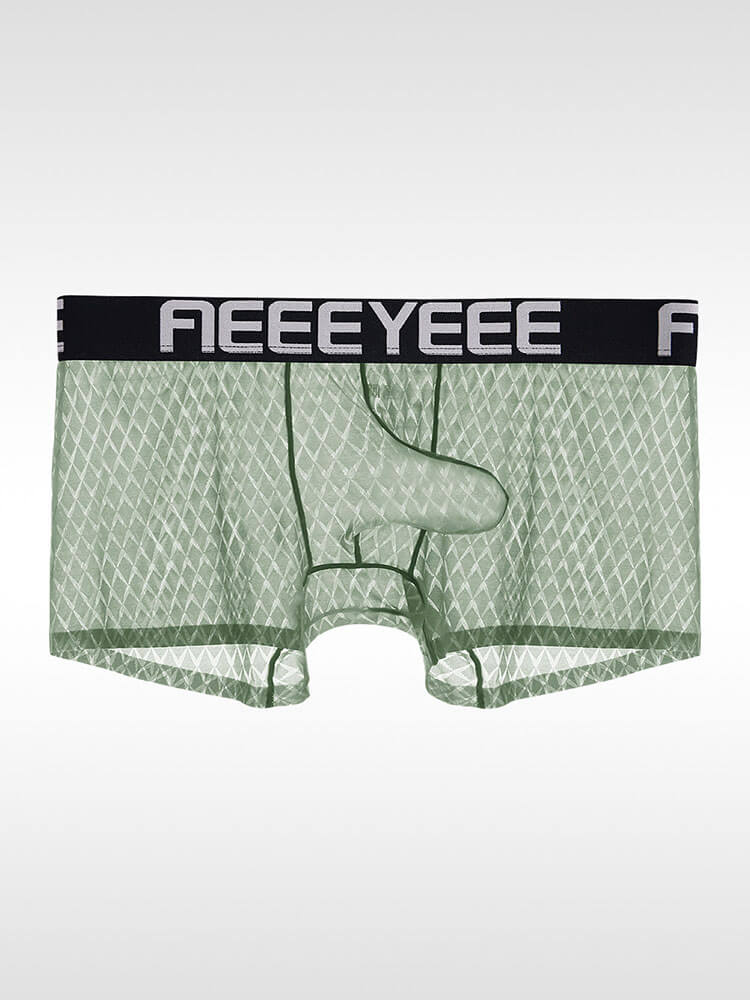 Men's Sexy Elephant Trunk Pouch Ice Silk Boxer Briefs