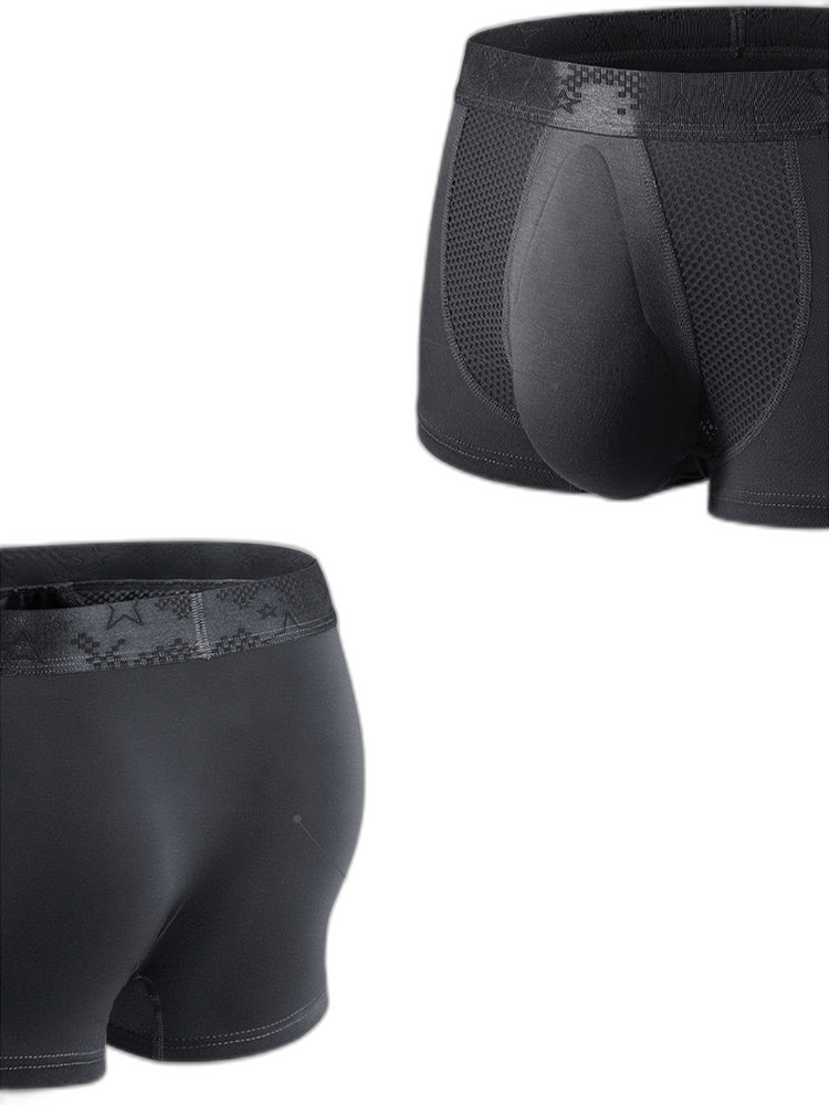 3 Pack Men’s Breathable 3D Pouch Trunks
