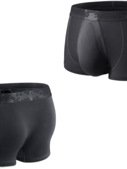 3 Pack Men’s Breathable 3D Pouch Trunks