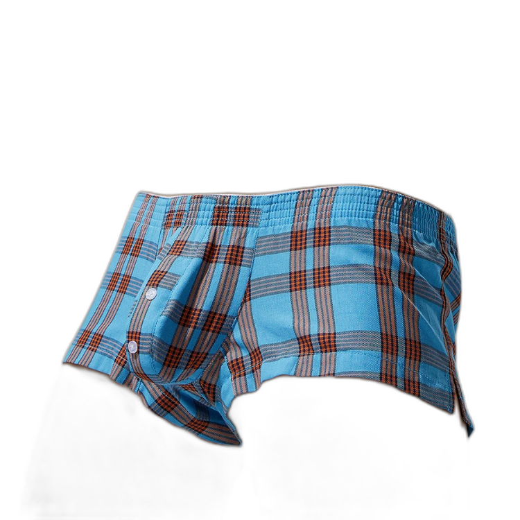 SEOBEAN Plaid Luxe Cotton Shorts