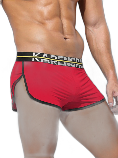 2 Pack Men's Comfortable Lounge Sport Boxer Briefs