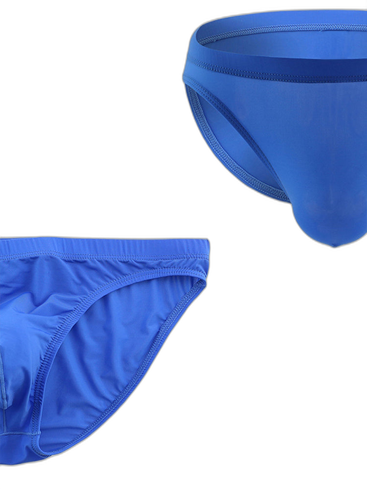 3 Pack Translucent U Convex Pouch Bikini For Men