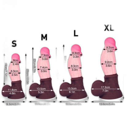 Axis - Realistic Silicone Dildo - G Spot Dildo