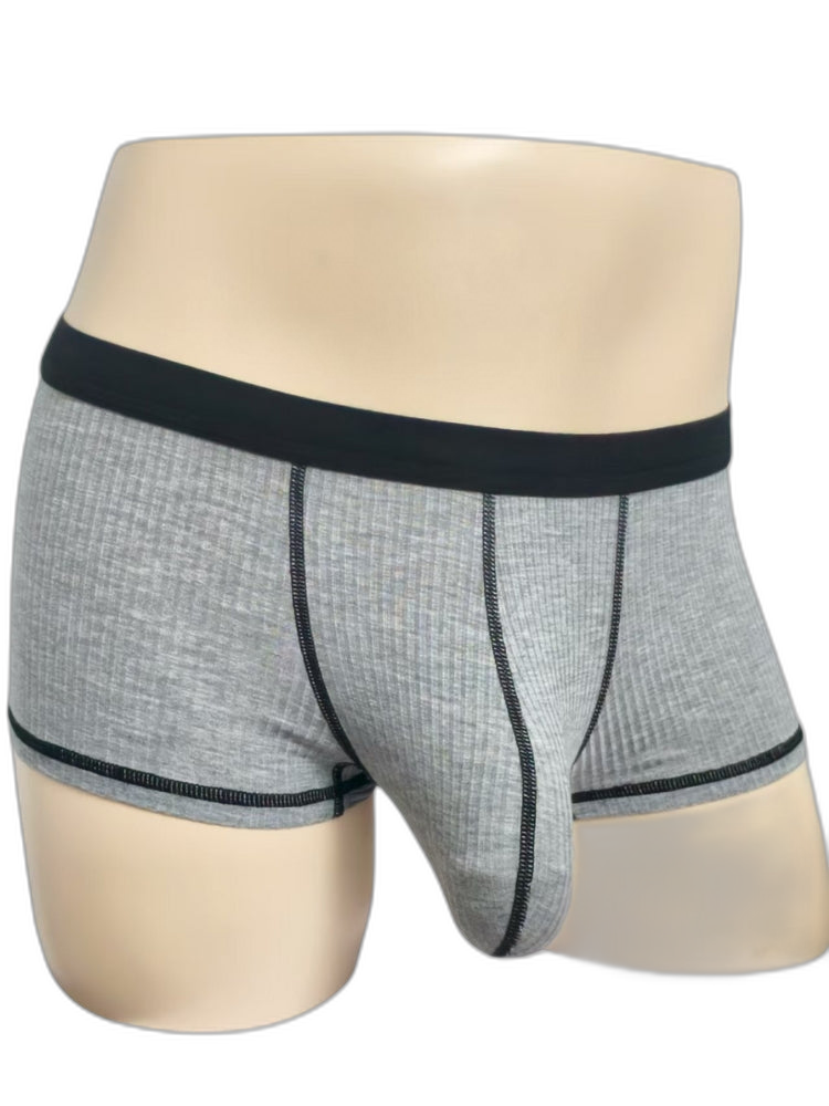 3 Pack Men's Ultra-Thin Cooling Large Supportive Pouch Breathable Low-Rise Trunks
