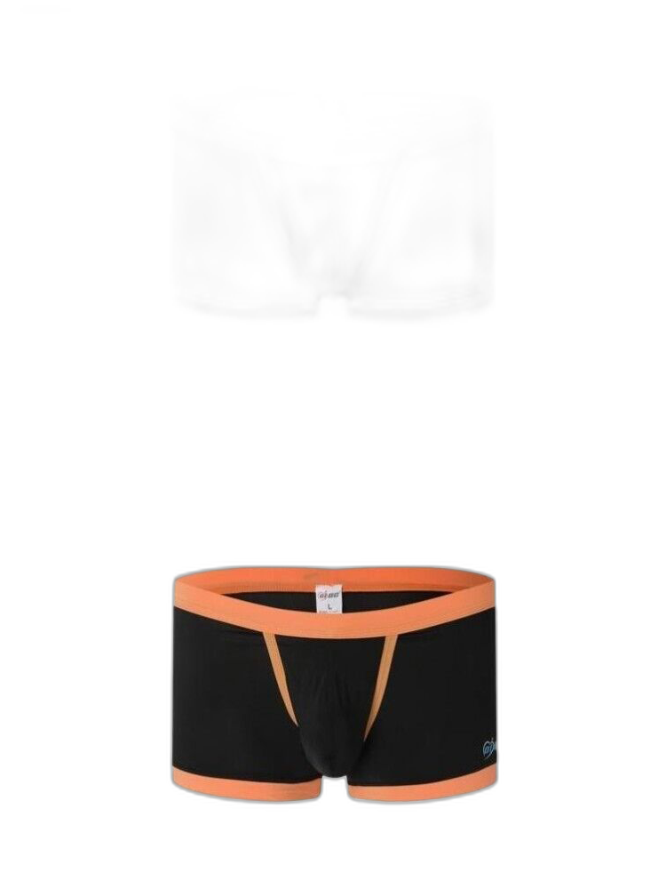 2 Pack Men's Separated Ball Pouch Trunks With Fly