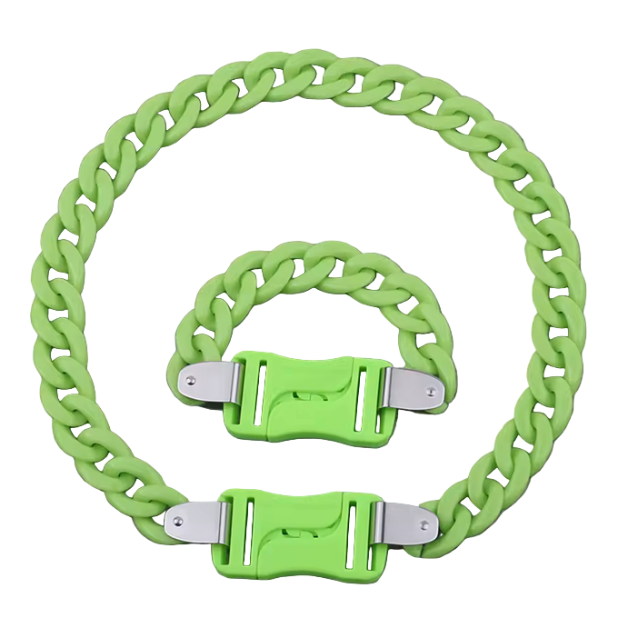 Acrylic Chain Green