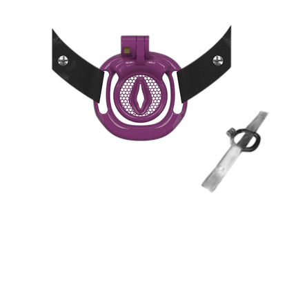 Fortis - Inverted Chastity Cage With Belt And Four Rings