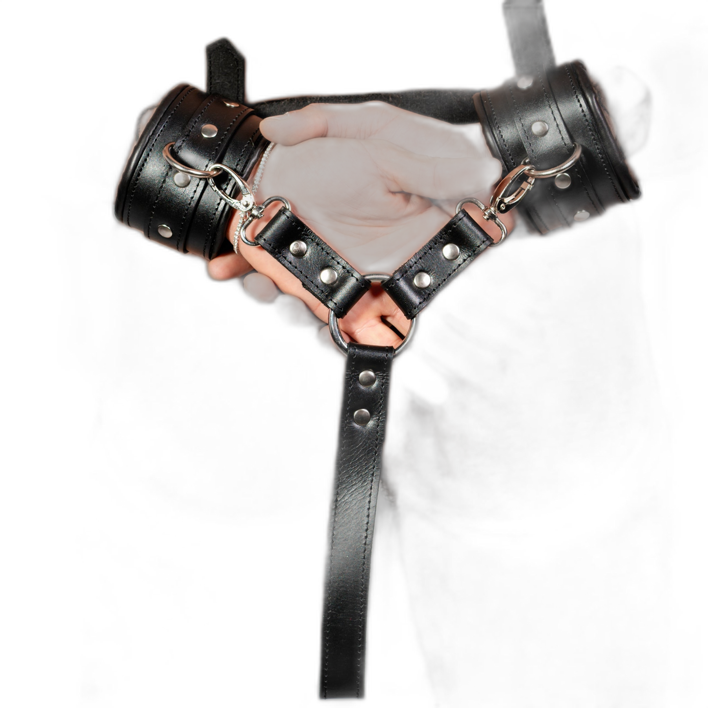 ruff GEAR Leather Hogtie Wrist Cuffs