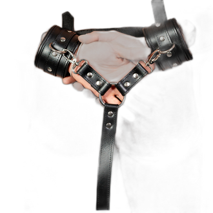 ruff GEAR Leather Hogtie Wrist Cuffs