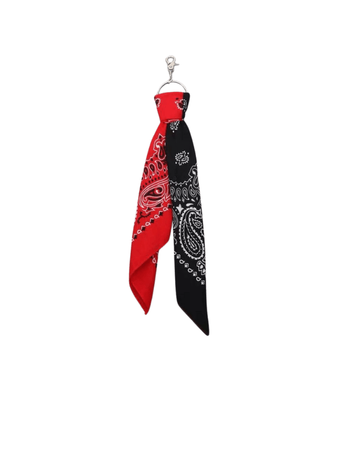Multi-Color Paisley Bandana Layered Streetwear and Hip-Hop