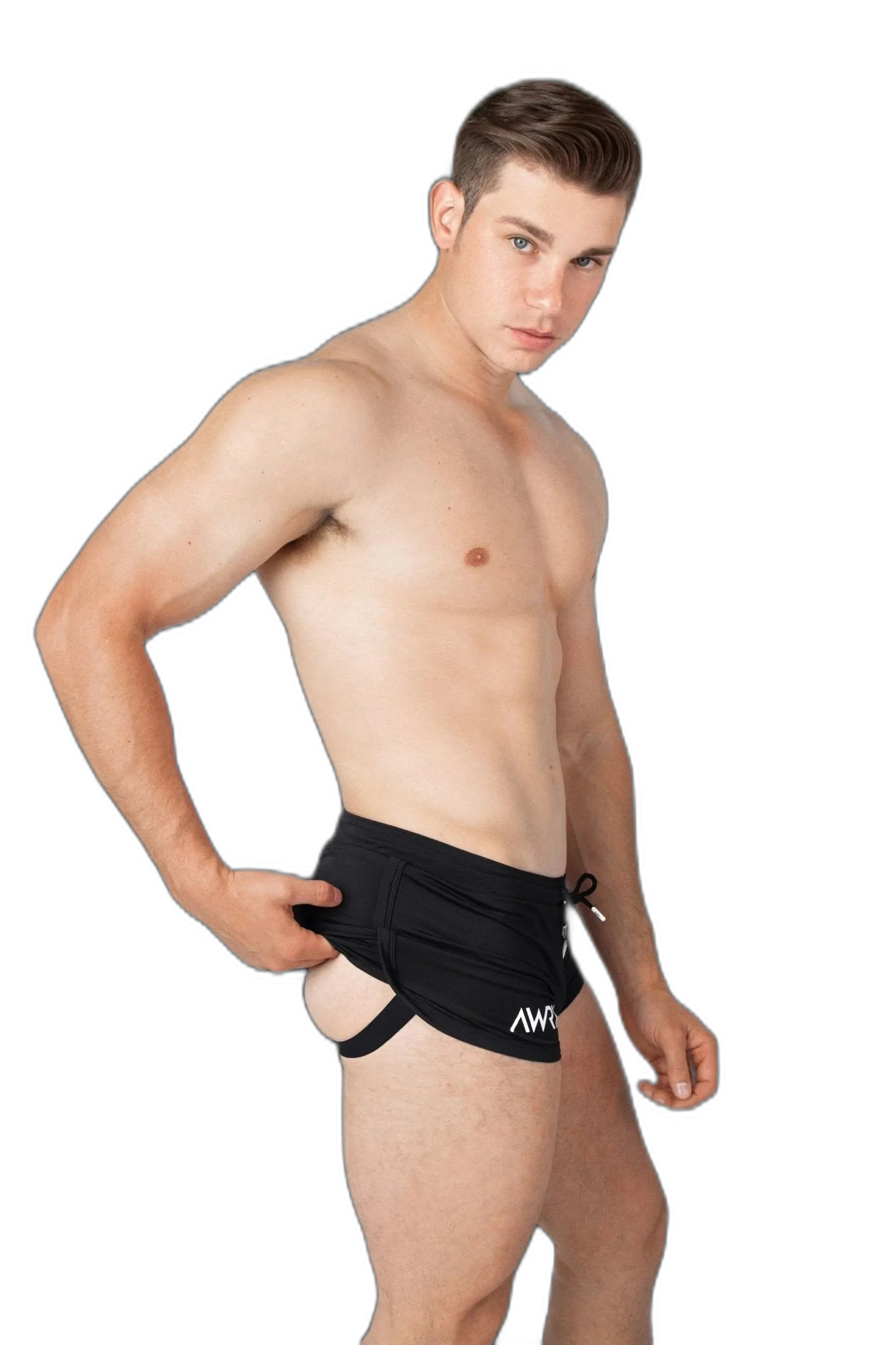 RETRO Jock Shorts - Black