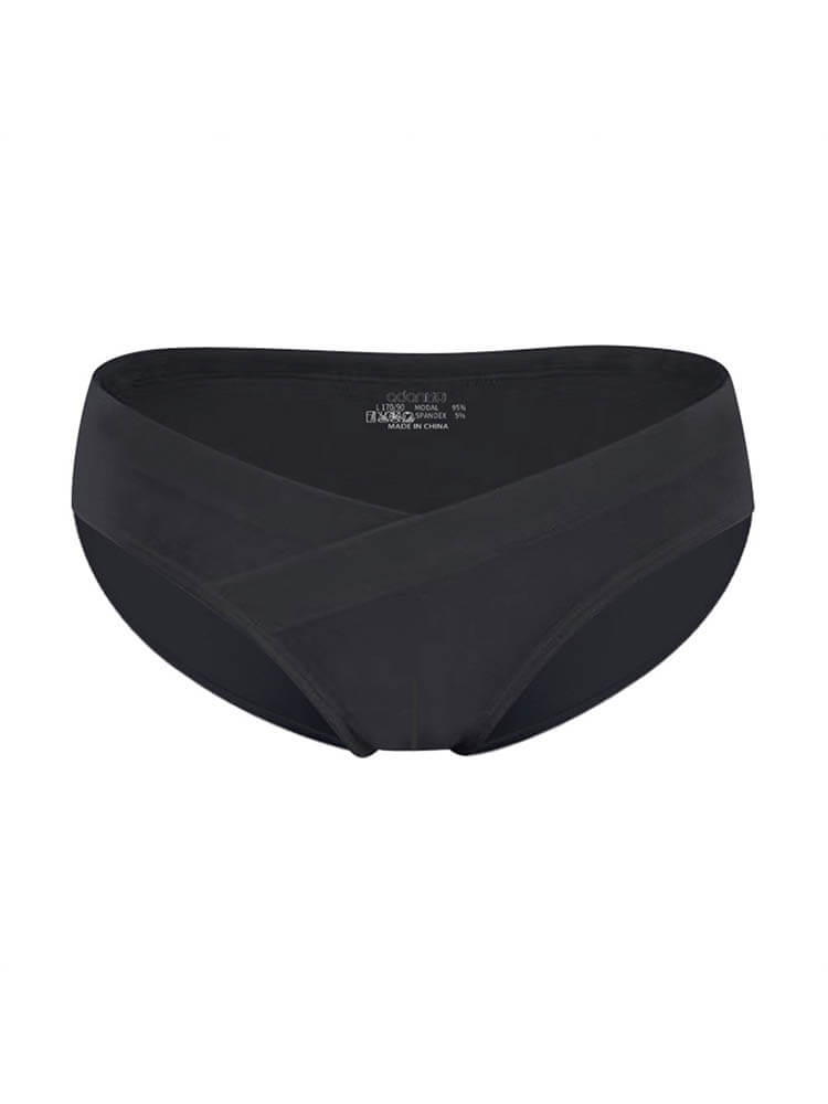 Men's Sexy Solid Color V-Shaped Waist Modal Briefs